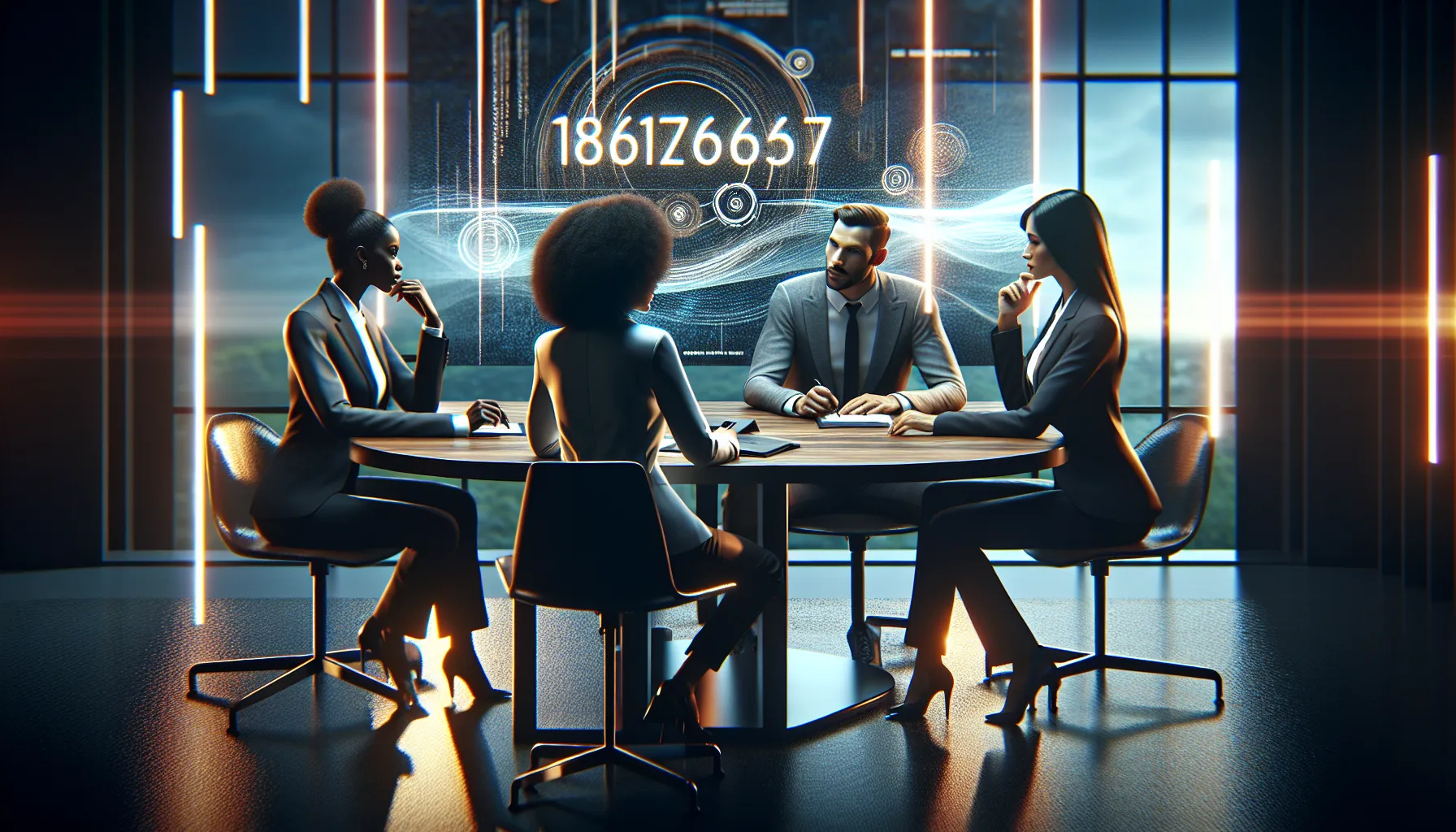 diverse team discussing communication significance in a modern office.